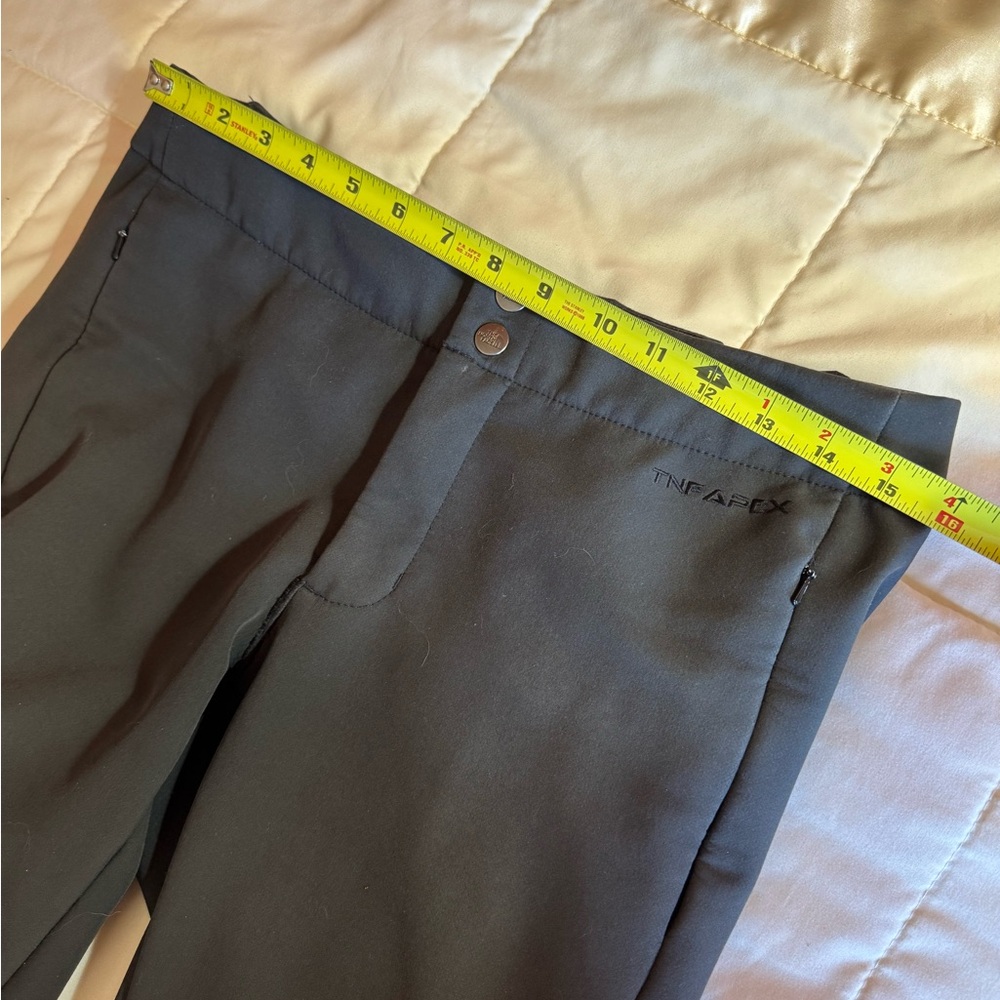 Women's The North Face Apex Softshell Ski Pants Black Charcoal, Size M, Flaws - Picture 12 of 14